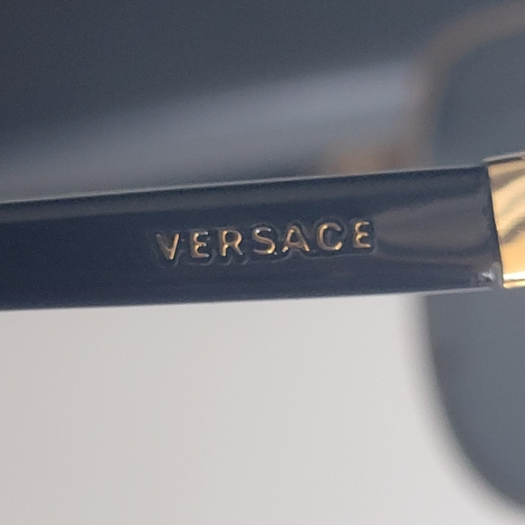 Versace Black and Gold Sunglasses VE2140 - Picture 10 of 15